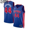 Dres Detroit Pistons Bojan Bogdanovic 44 Nike 2022-23 Icon Edition Plava Swingman - Dječji